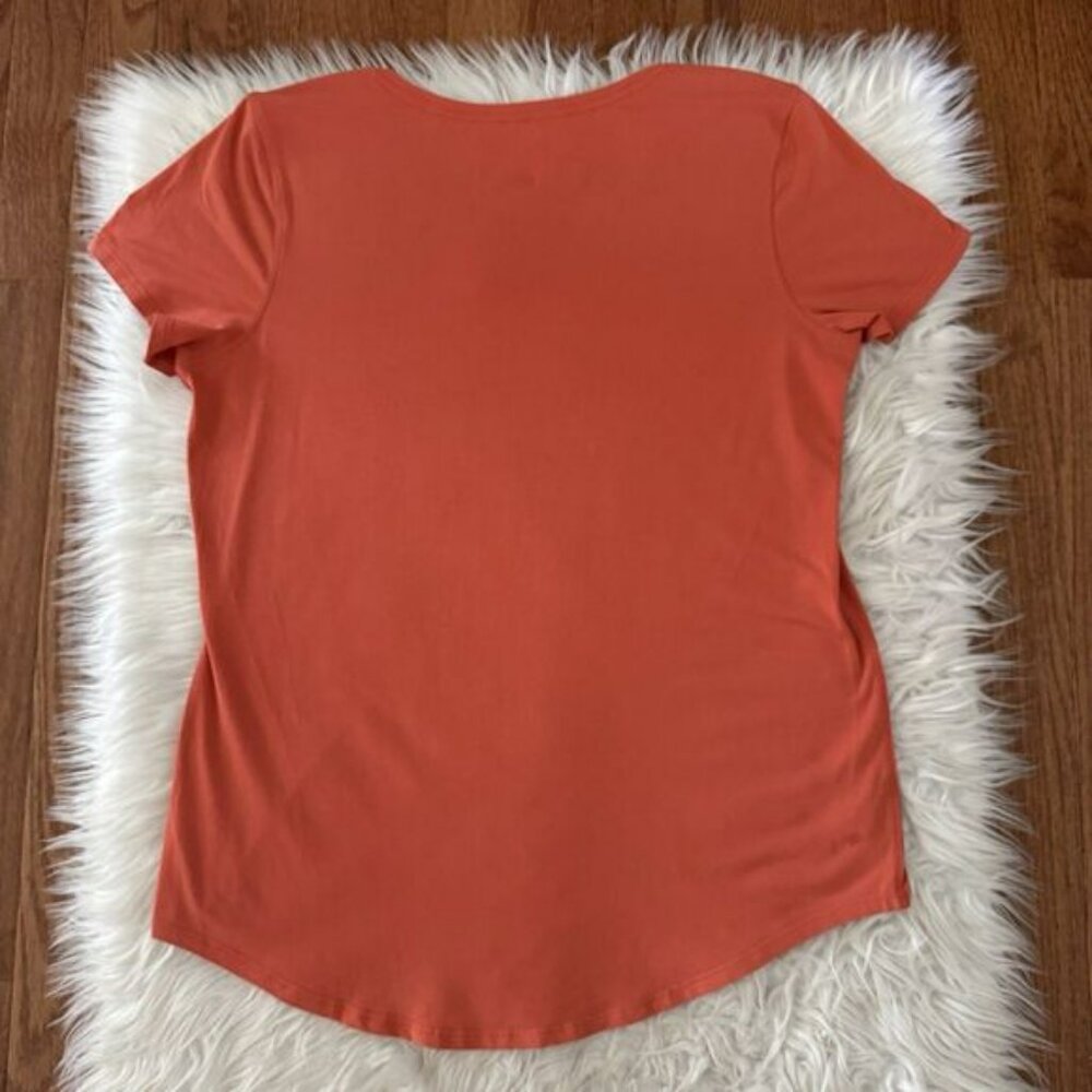 Lululemon Perfectly Oversized Shirt Women’s Size 8 Short Sleeve T-Shirt Orange